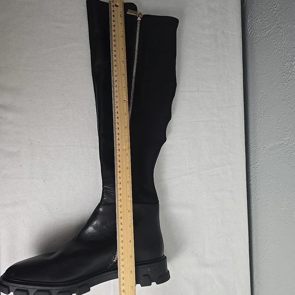 Michael Kors‎ Ridley Riding Boots Womens 10 Black Leather